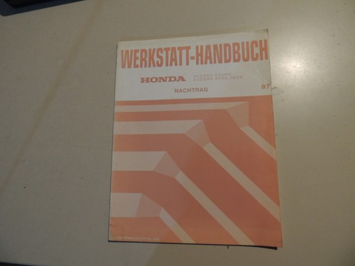 1997 werkstatthandbuch - 1997,