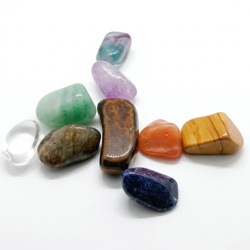 Heilsteine set glück chakra - set,