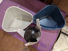 Ratten- und Nager-Zubehör | 2 Toiletten & 1 Hängekugel für den Käfig 