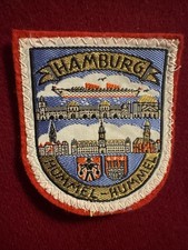 Stoffabzeichen Aufnäher Souvenir    Hamburg Reiseandenken #0033