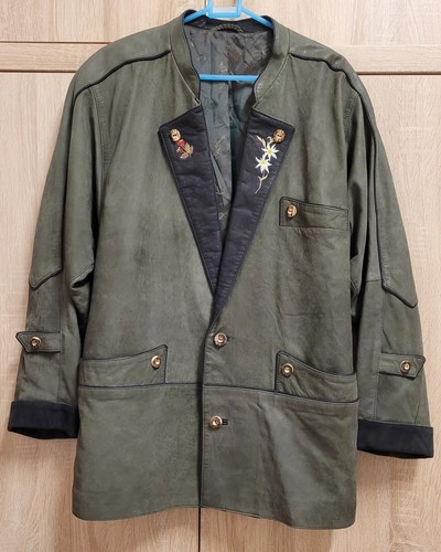 Herren trachten lederjacke - herren,