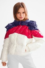 Lackjacke vinyl Glanz rot