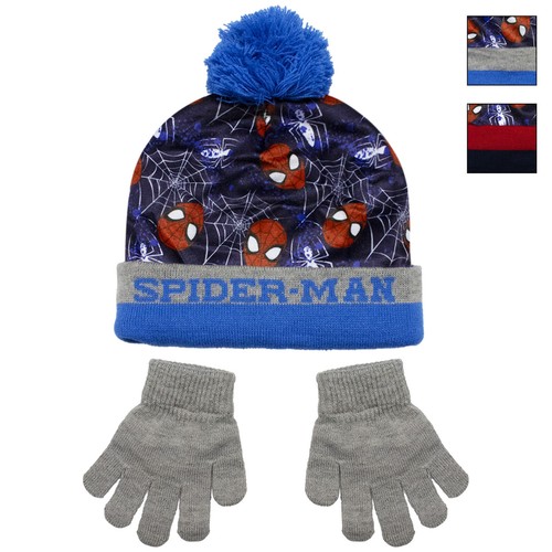 Spiderman set mütze - mütze, mit