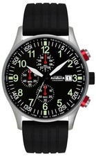 Astroavia   Chronograph mit Silikon Armband  Faltschließe 42mm