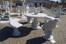 Steintisch Steinbank