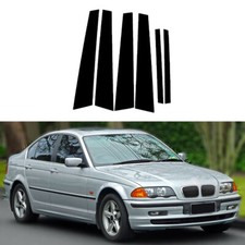 Für BMW E46 Limousine 98–2005 6x Fenster Tür Säulenpfosten Abdeckung Verkleidung