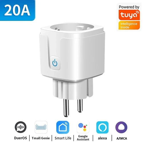 Tuya smart wifi plug - smart, 20a