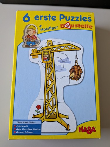 Haba erste puzzles baustelle - erste,