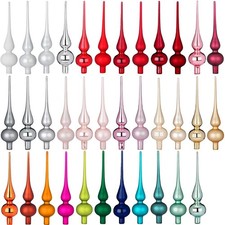 Inge Glas Christbaumspitze 26cm Weihnachtsbaumspitze Spitze aus Glas Weihnachten