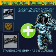 Selten LIMITED-MUSTANG ALPHA + SQUADRON 42 COMBO + AEGIS GLADIUS STANDALONE