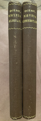 Geldner der rigveda in - geldner:,
