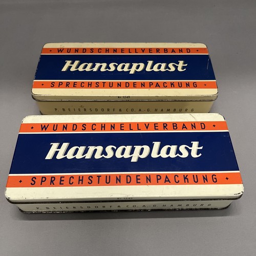 Blechdosen hansaplast - blechdosen,