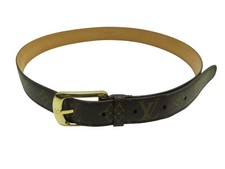 NEU LOUIS VUITTON ELLIPSE GÜRTEL 30MM MONOGRAM CANVAS M6919 T90 BELT 455€