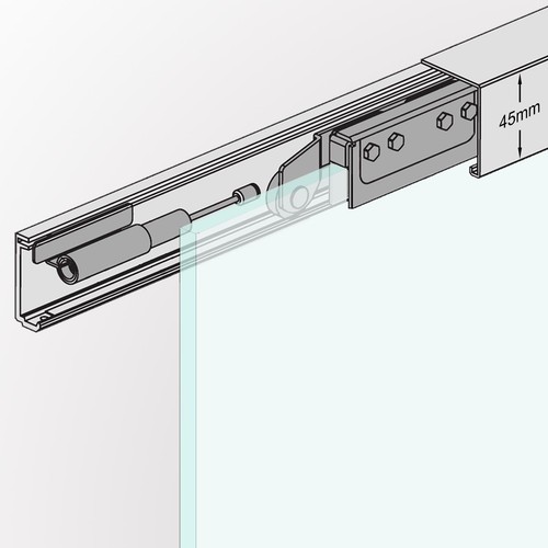 Soft stop slimline - stop,