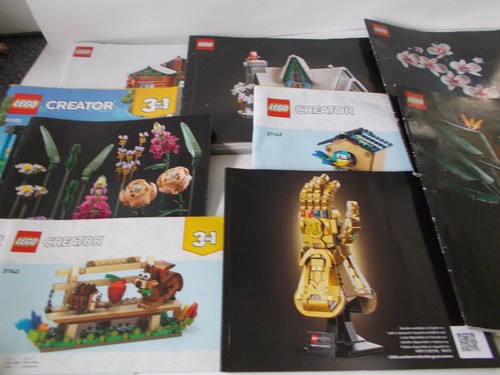 Lego anleitungshefte - lego,