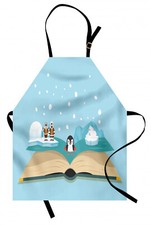 Nordpol Kochschürze Iglo Eskimo Eisbär