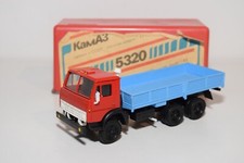 A100 1:43 USSR RUSSIAN NOVOEXPORT TRUCK KAMAZ 5320 TRUCK RED BLUE VNMIB