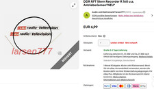 DDR RFT Stern Recorder R 160