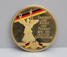 Die Deutsche Nationalhymne Medaille Münze "Einigkeit und Recht und Freiheit ..."