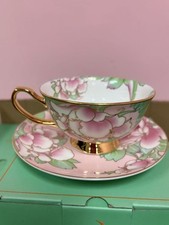 Teacup and Saucer Set, Bone