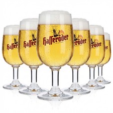 6x Hasseröder Bier Glas