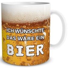 Tasse Fun Bier Bierglas "Ich