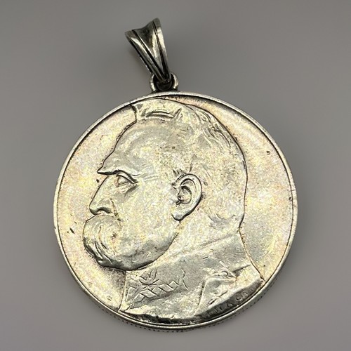 750 silber münz - münz-anhänger,