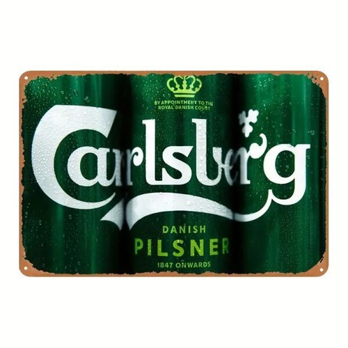Blechschild carlsberg bier - blechschild,