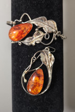 Silber Anhänger und Armreif