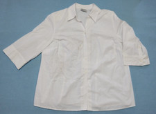 Erfo Bluse Weiss Stickerei 46