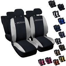 AUTOSITZBEZÜGE KOMPATIBEL MIT MERIVA MADE IN ITALY KOMPLETTSET VERSCHIEDENE FARBEN