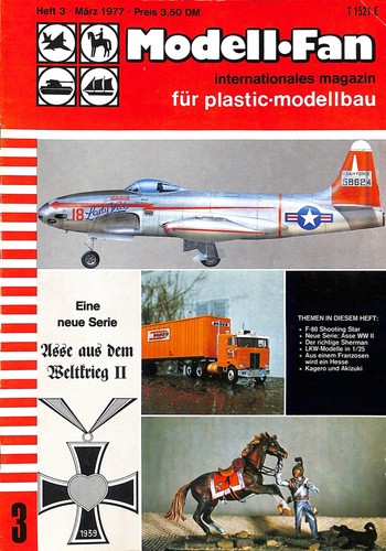Modell fan 1977 verschiedene - fan, 1977: