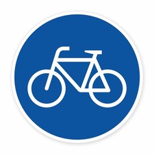 Schild „Radweg“ –