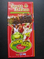 Panorama Park Flyer Broschüre Plan im Jahre 1997