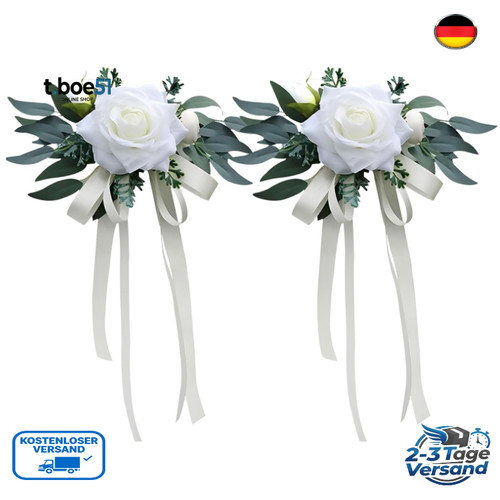 Hochzeitsauto deko blumen 45cm - hochzeitsauto,