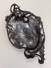 Antike Art Deco Zinnschale