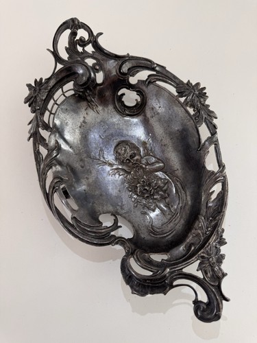 Antike art deco zinnschale - antike,