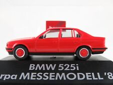 Herpa BMW 525i Limousine (1987) "MOTOR SHOW ESSEN ´89" in rot 1:87/H0 OVP/PC