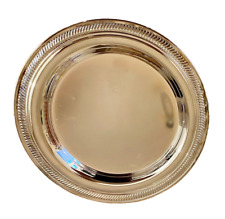 6er-Set fein versilberte decoré-Untersetzer mit klassischem Kordelrand