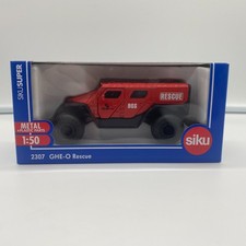 SIKU 2307 GHE‑O Rescue Rettungswagen rot Modellauto 1:50 Feuerwehr OVP Neu