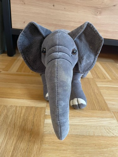Kuscheltier elefant grau wwf - elefant,