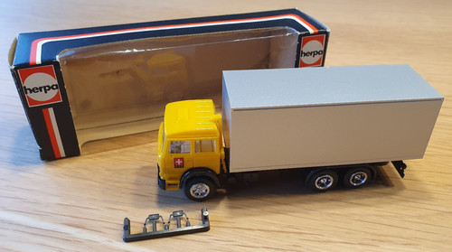 Herpa iveco koffer ptt - herpa, 1/87