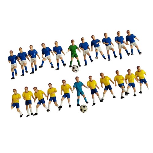 22pcs miniature football - miniature,