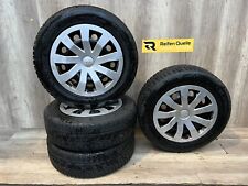 15 Zoll Winterräder Audi A1 VW Polo Seat Ibiza LK 5/100 ET 40 mit Audi Radkappen