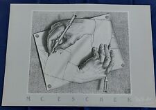 M.C. Escher "Tekenen" ca. 70 x 50cm Poster Bild / Drawing Hands / Cordon Art