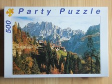 Party Puzzle "Dolomiten" 500 Teile Puzzel vollständig