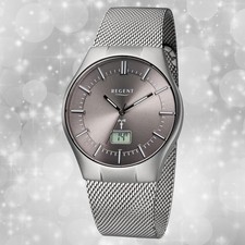 Regent Herrenuhr silber