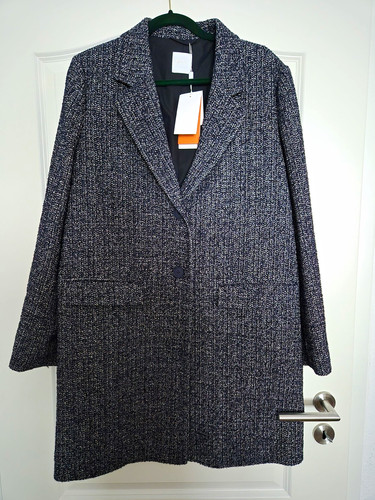 Boss damen mantel tweed boucle - boss,