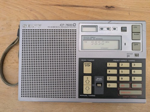 Sony icf 7600d weltempfänger - 7600d,