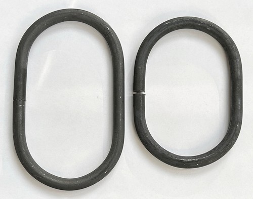 Ringe stahl roh oval - ringe,